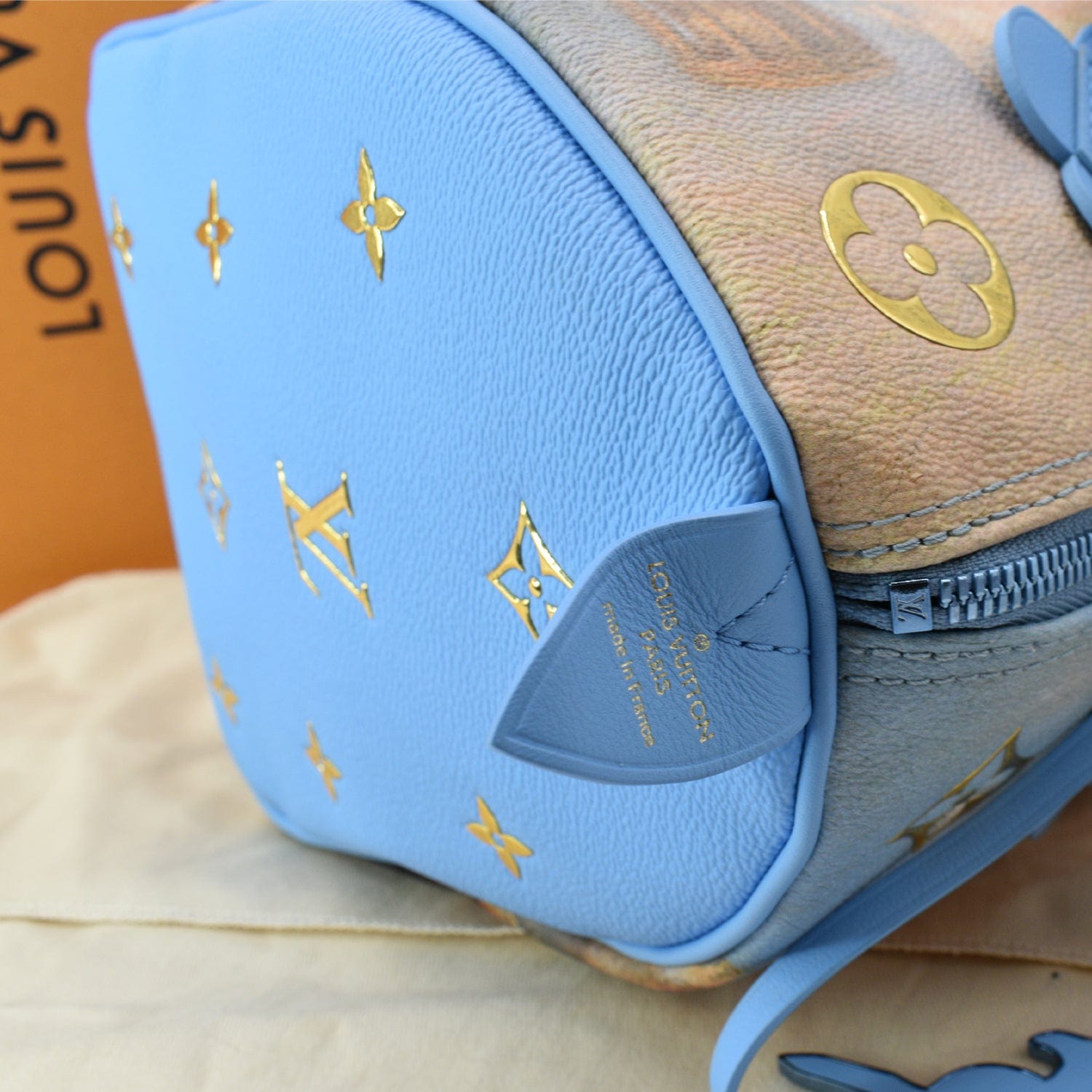 Louis Vuitton Vintage - Masters Speedy 30 Jeff Koons - Brown Beige - Fabric  and Calf Handbag - Luxury High Quality - Avvenice