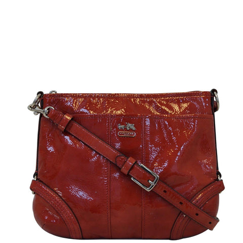 COACH Chelsea Paprika Red Patent Leather Katarina Crossbody Bag - Last Call