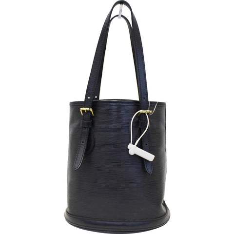 LOUIS VUITTON Black Epi Leather Petite Bucket Shoulder Bag - Last Call