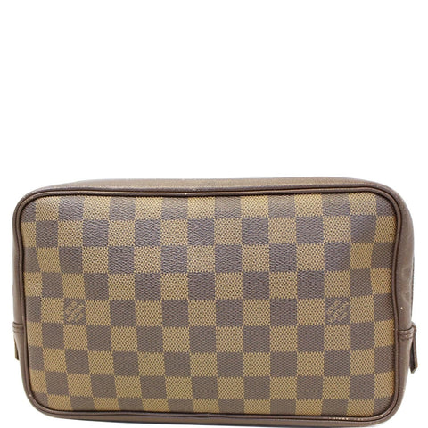 LOUIS VUITTON Damier Ebene Trousse Toilette Cosmetic Pouch - Sale
