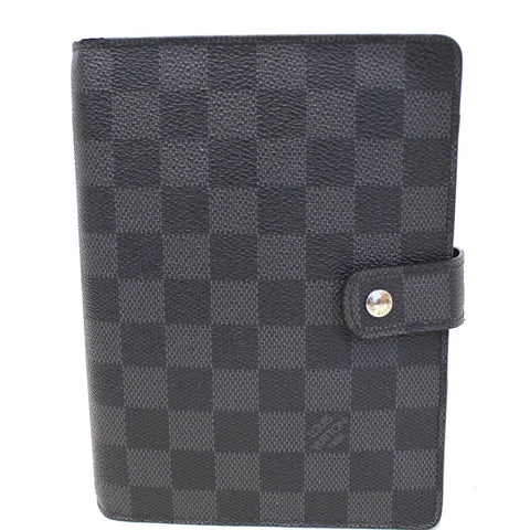 LOUIS VUITTON Damier Graphite Agenda MM Day Planner Cover - Sale