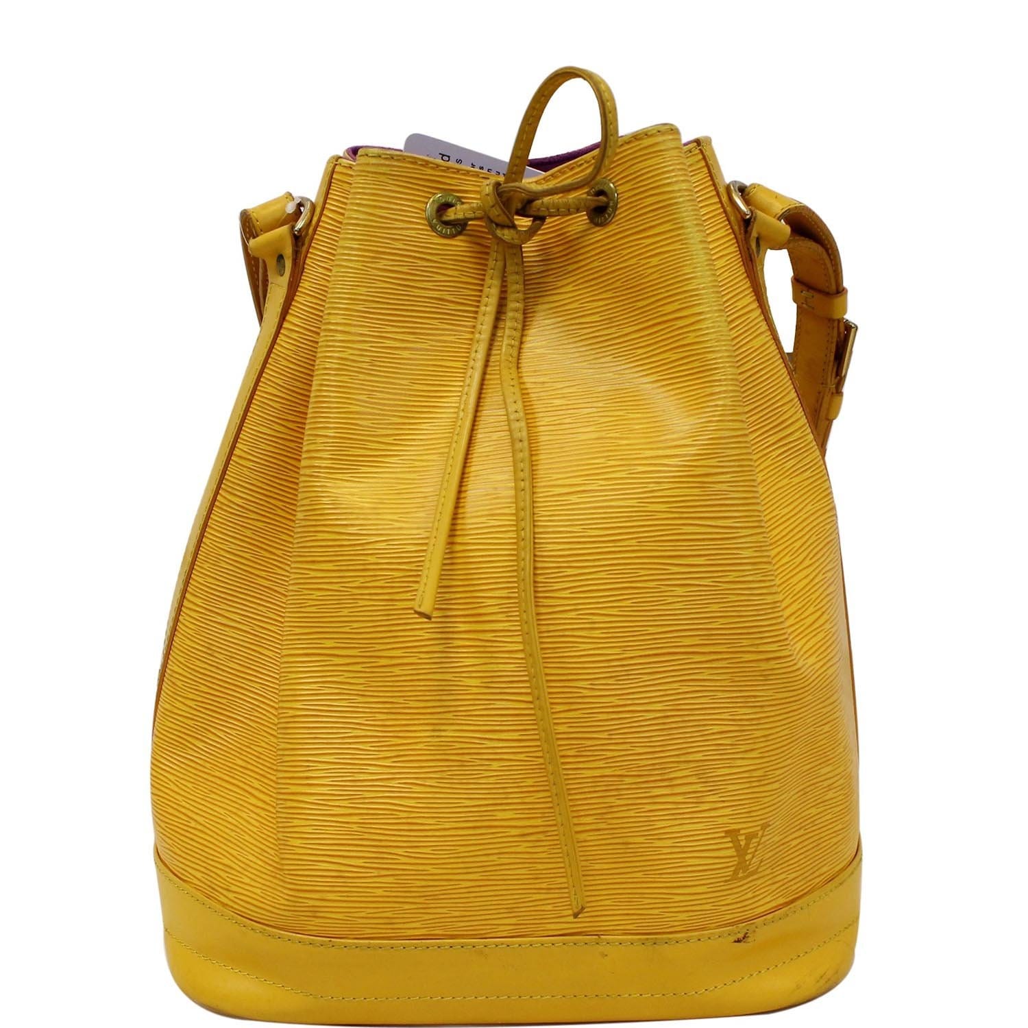 Authentic Louis Vuitton Reverie Butter Yellow Epi Leather Shouder Bag