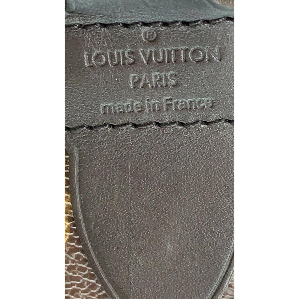 LOUIS VUITTON Porte Documents Voyage PM Monogram Canvas Briefcase Bag Brown