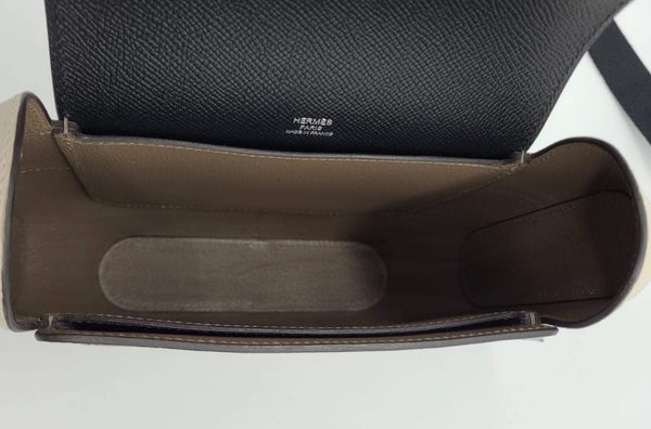 HERMES Octogone 23 Epsom Leather Shoulder Bag Tri-color - 20% OFF