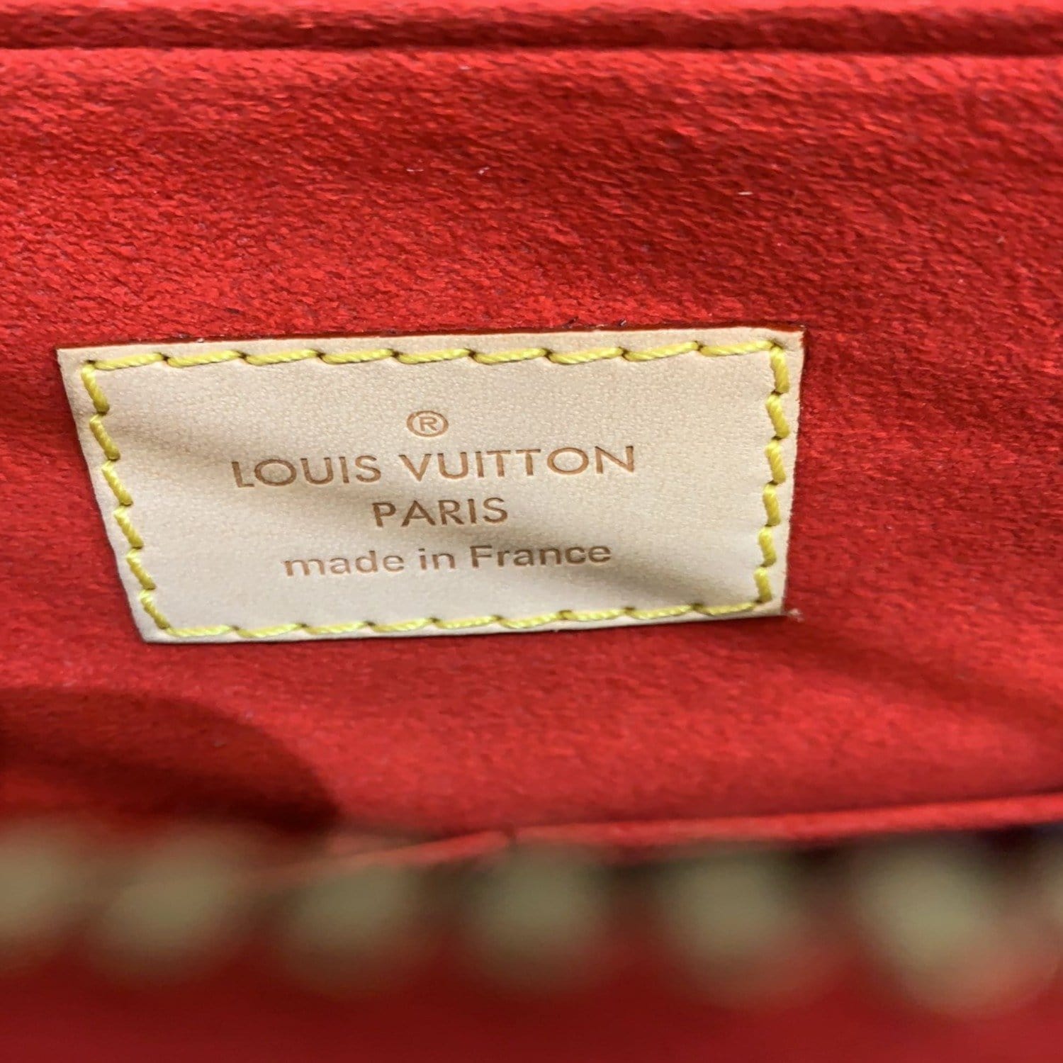 Louis Vuitton Monogram Pallas mm Red-Orange Shoulder Bag (LOCR) 144020000033 Do