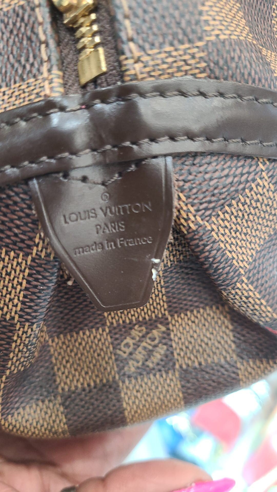 LOUIS VUITTON Rivington PM Womens shoulder bag N41157 damier ebene Cloth  ref.205888 - Joli Closet