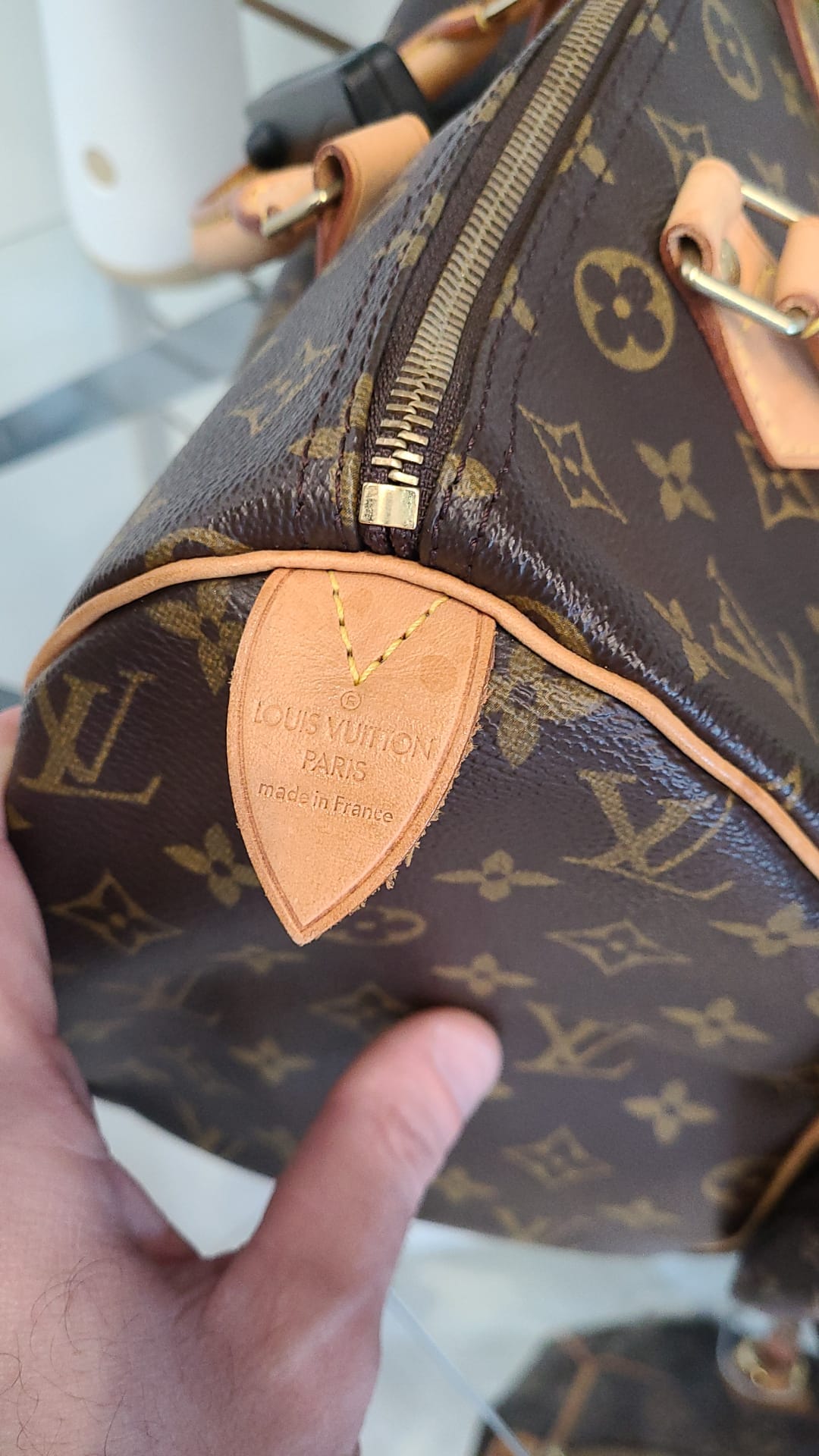 Louis Vuitton Speedy 35 Bandouliere Monogram Canvas Bag