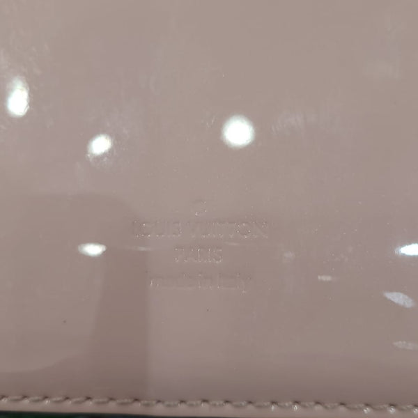 LOUIS VUITTON Cherrywood BB Patent Leather Shoulder Bag Rose Ballerine