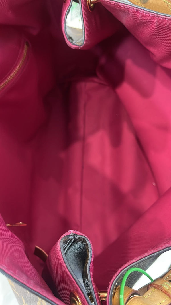 LOUIS VUITTON Graceful MM Monogram Canvas Shoulder Bag Brown