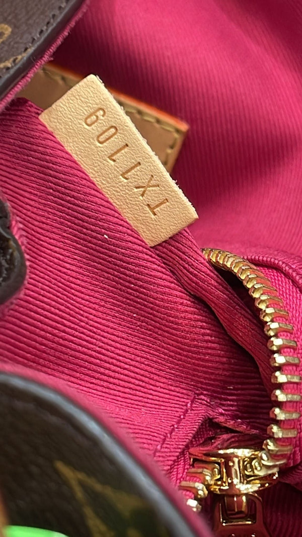 LOUIS VUITTON Graceful MM Monogram Canvas Shoulder Bag Brown