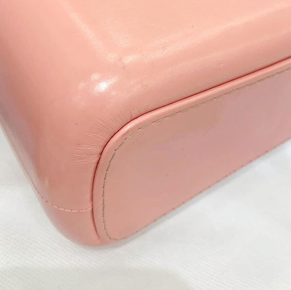 CHANEL Gabrielle Medium Aged Calfskin Leather Shoulder Bag Pink