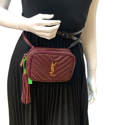 Yves Saint Laurent Lou Calfskin Leather Crossbody Bag - Full View