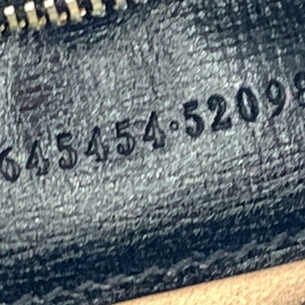 Gucci Horsebit 1955 Small Leather Shoulder Bag Black - Serial Number