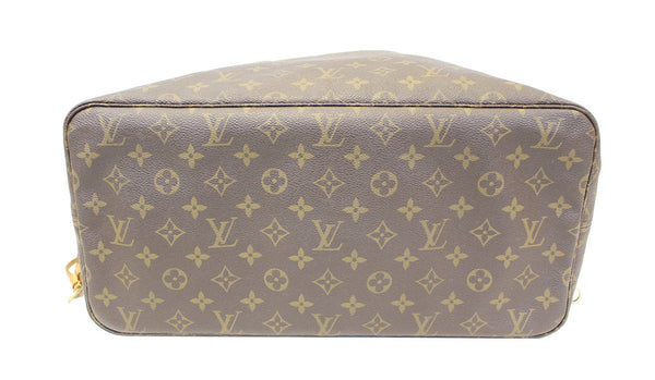 LOUIS VUITTON Monogram Canvas Neverfull GM Brown Tote Bag