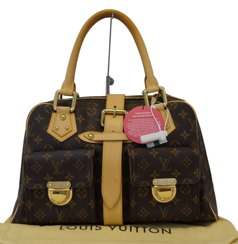 LOUIS VUITTON Monogram Brown Manhattan GM HandBag