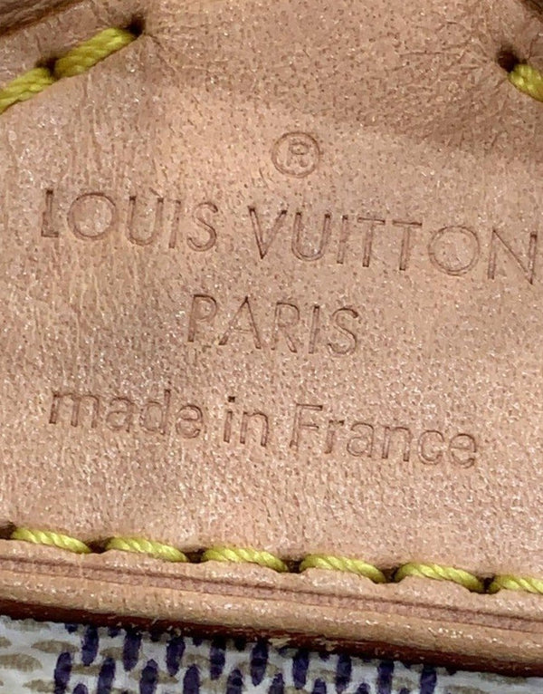 Louis Vuitton Sperone Damier Azur Backpack Bag White - made in France