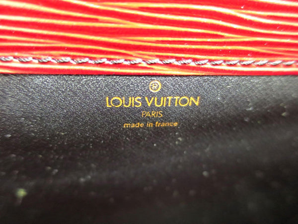 Louis Vuitton Cartouchiere Epi Red Shoulder Bag