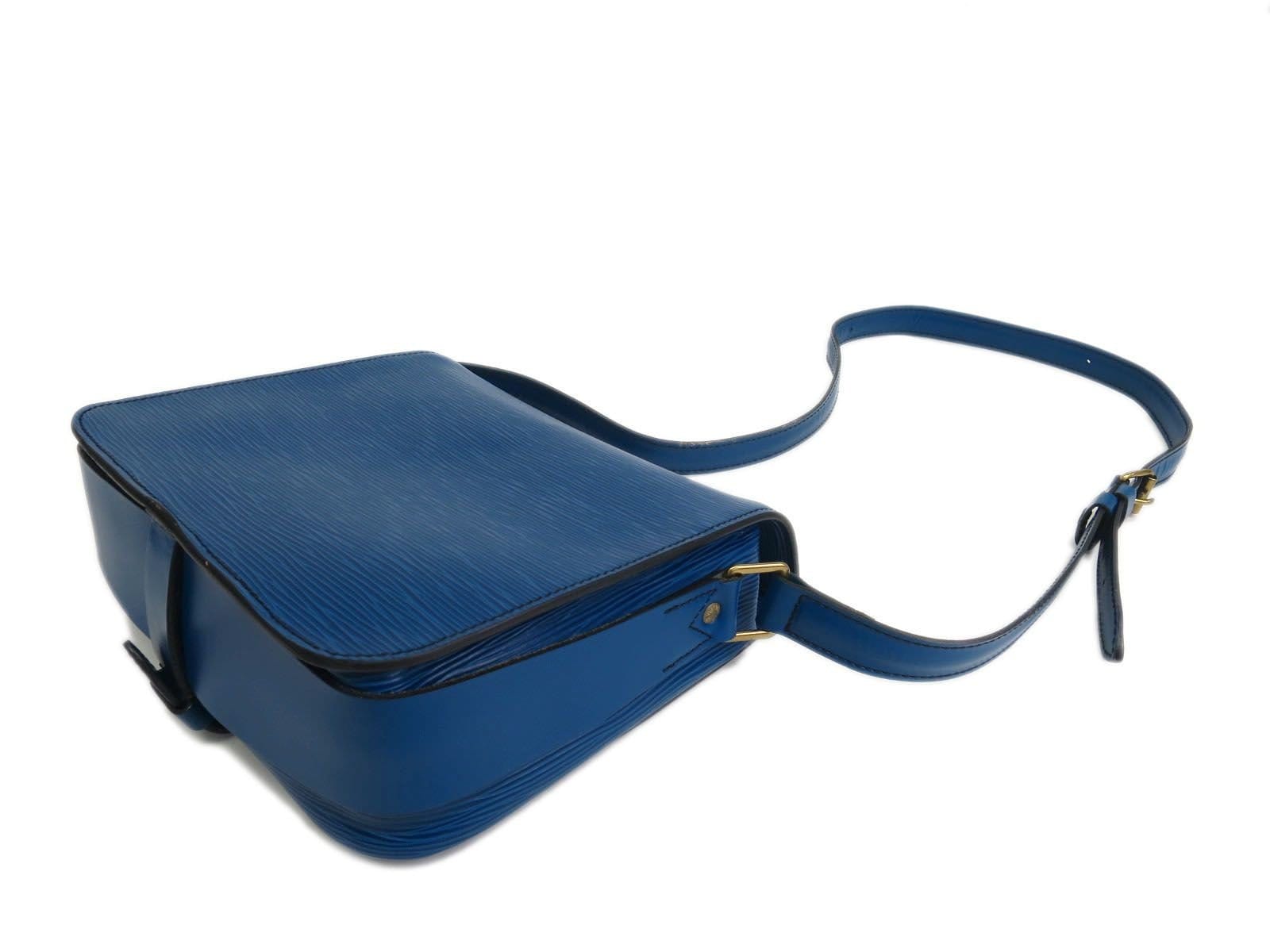 lv blue messenger bag