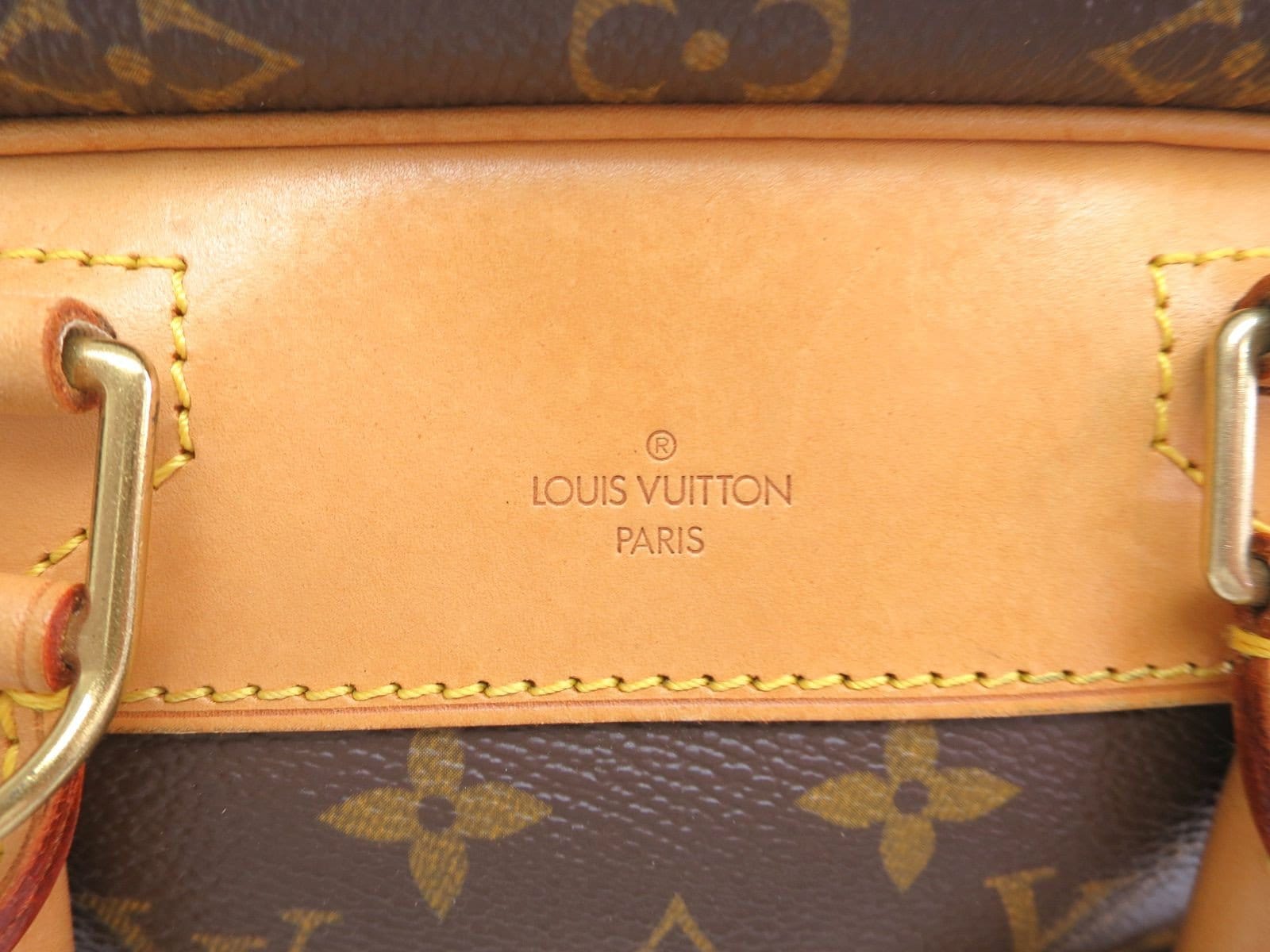 Louis Vuitton 2003 Pre-owned Monogram Deauville Bowling Bag - Brown
