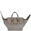 CELINE Tie Knot Mini Leather Tote Bag Grey