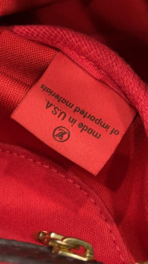 Louis Vuitton Speedy 25 Bandouliere Damier Ebene Bag - made in USA