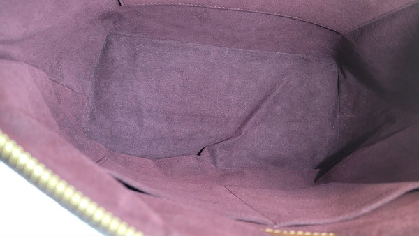 inner preview lv Belmont Damier Ebene Shoulder Bag Women