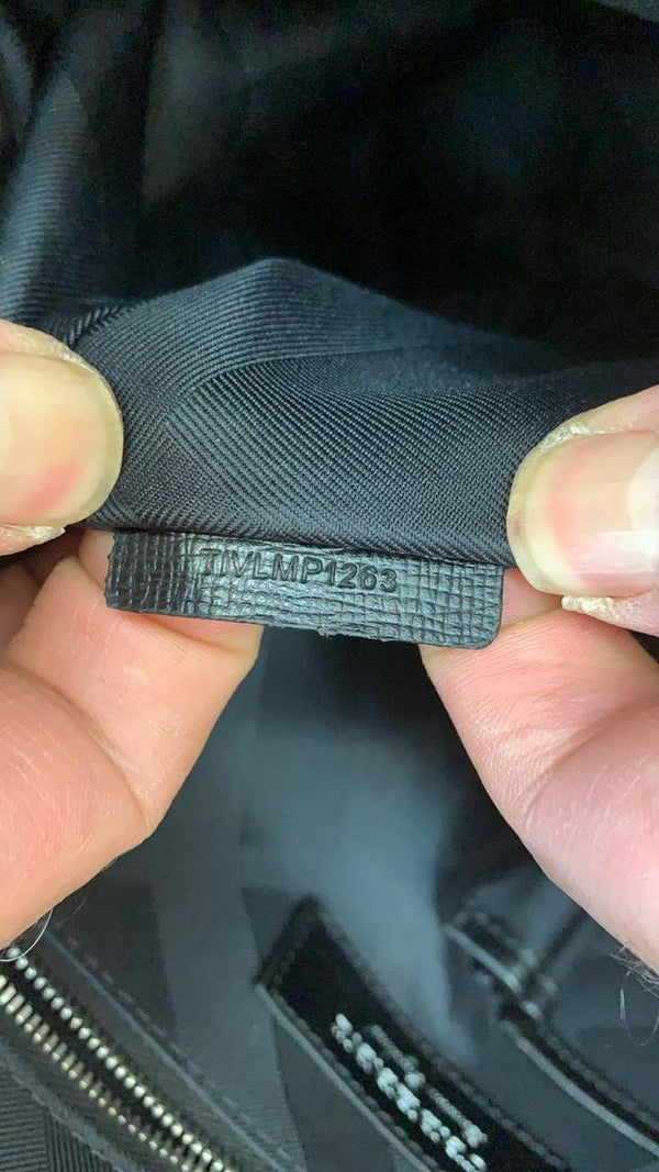 BURBERRY Large London Business Briefcase Messenger Bag Black