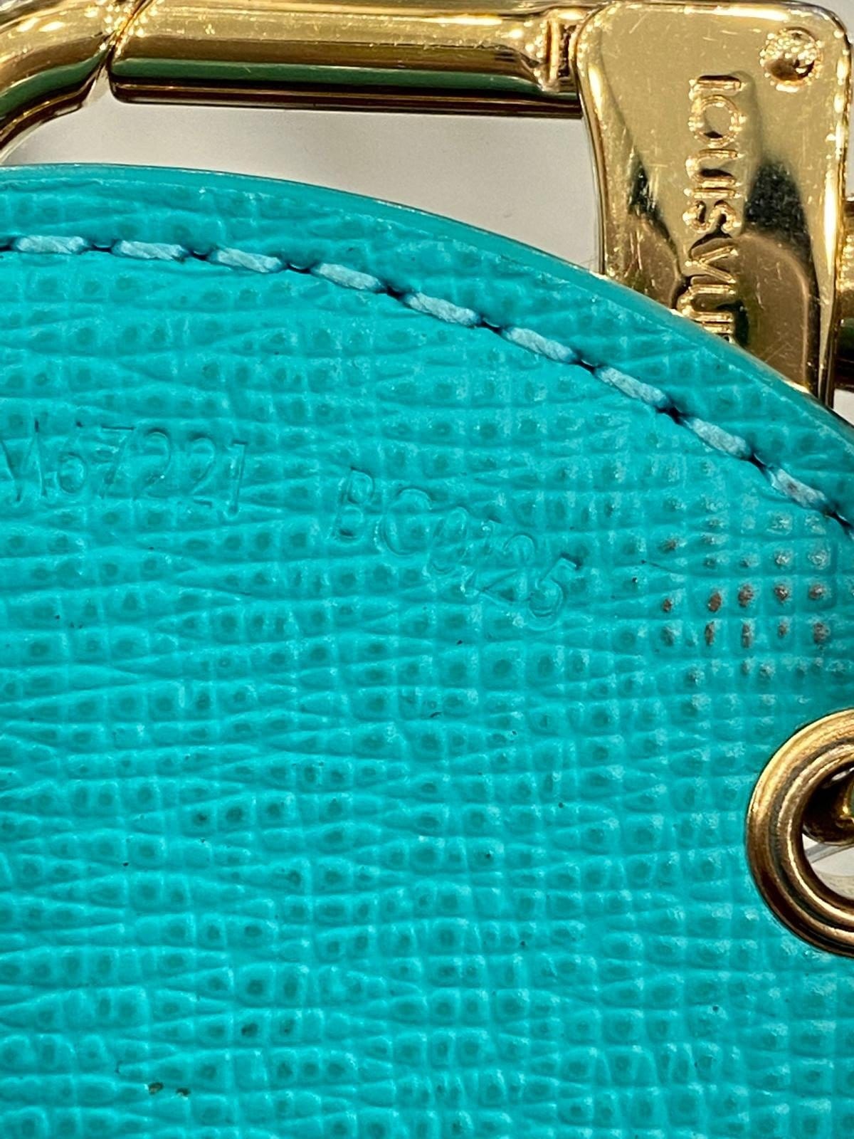 Louis Vuitton LV Paint ILLUSTRE Bag Charm Keyholder Green