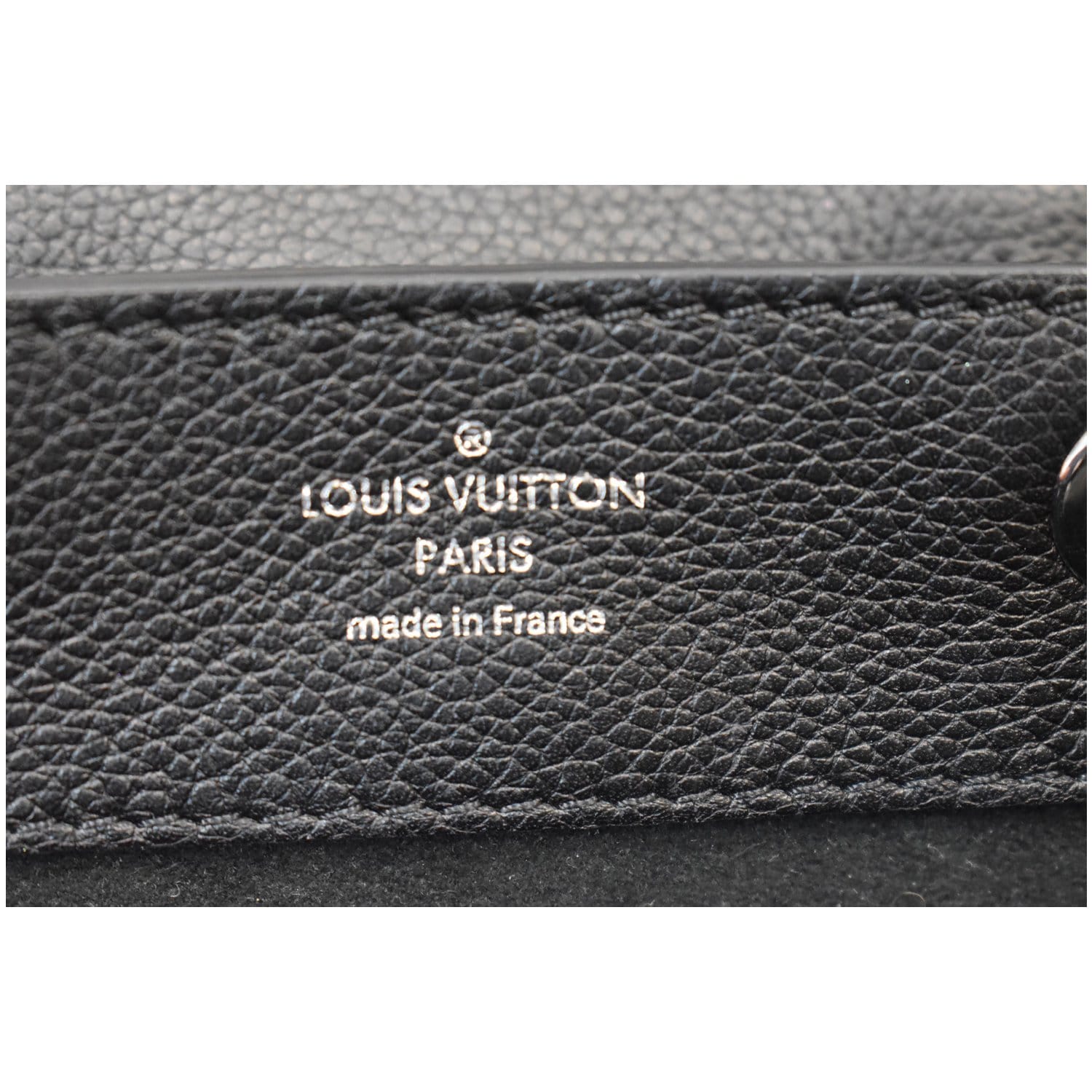 LOUIS VUITTON Calfskin Lockme Backpack Black 183200