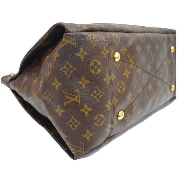 LOUIS VUITTON Artsy MM Monogram Canvas Hobo Bag Brown