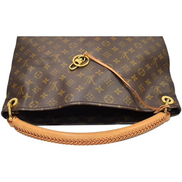 LOUIS VUITTON Artsy MM Monogram Canvas Hobo Bag Brown