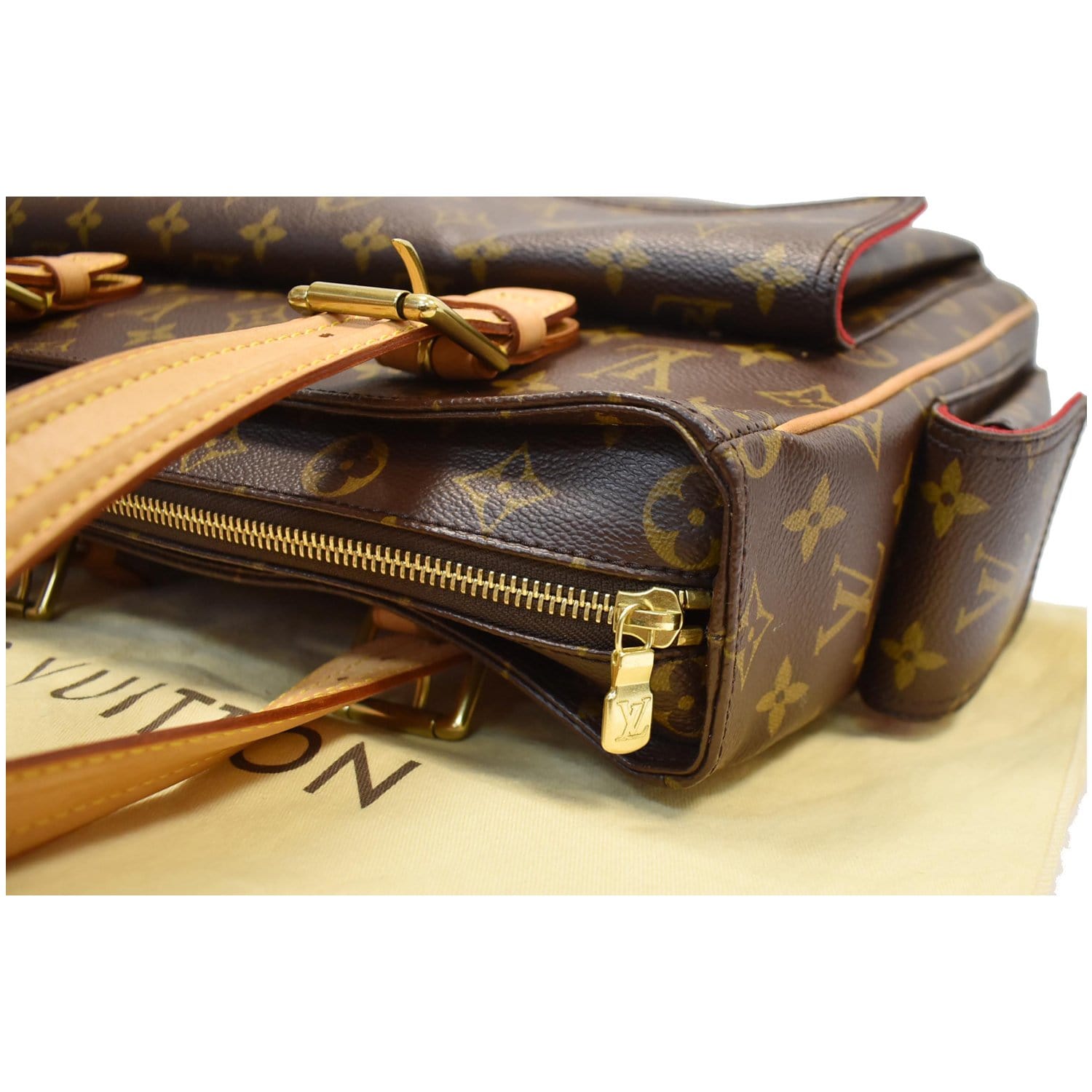 Viva cité leather handbag Louis Vuitton Brown in Leather - 36024269