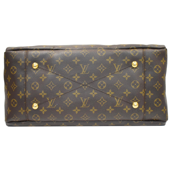 LOUIS VUITTON Artsy MM Monogram Canvas Hobo Bag Brown