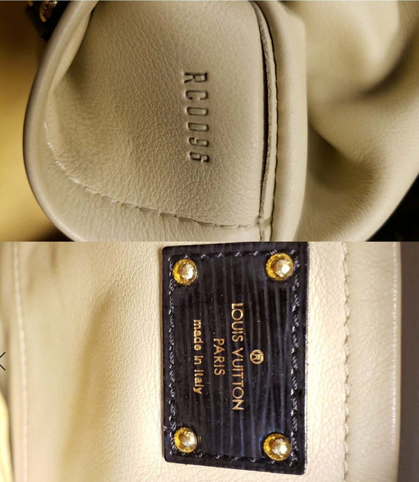 LOUIS VUITTON Monogram Vinyl Squishy Tote Bag Black - lv logo