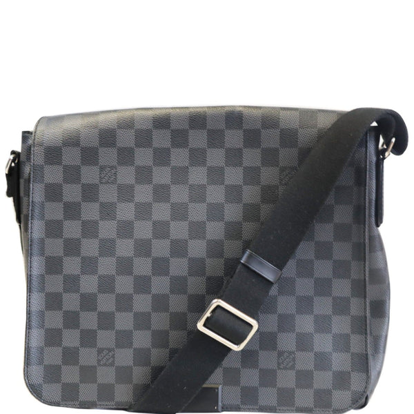 Louis Vuitton District MM Damier Graphite Messenger Bag - Front
