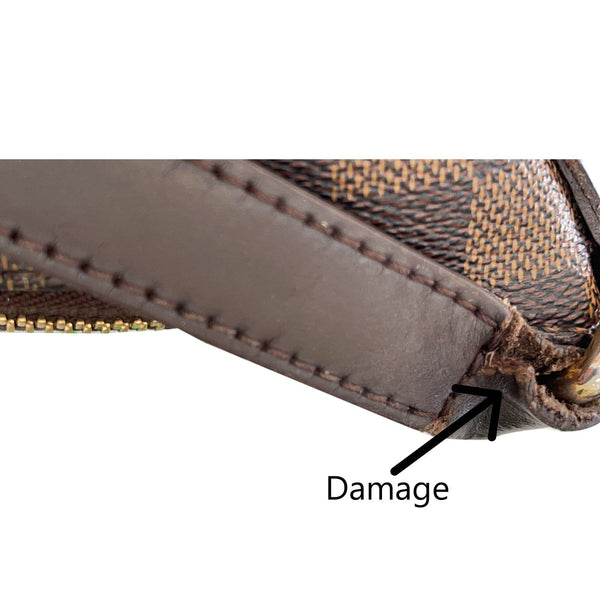 LOUIS VUITTON Bloomsbury PM Damier Ebene Crossbody Bag Brown - 10% OFF