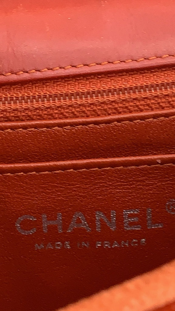 Chanel Small Flap Quilted Velvet Crossbody Bag - made in France