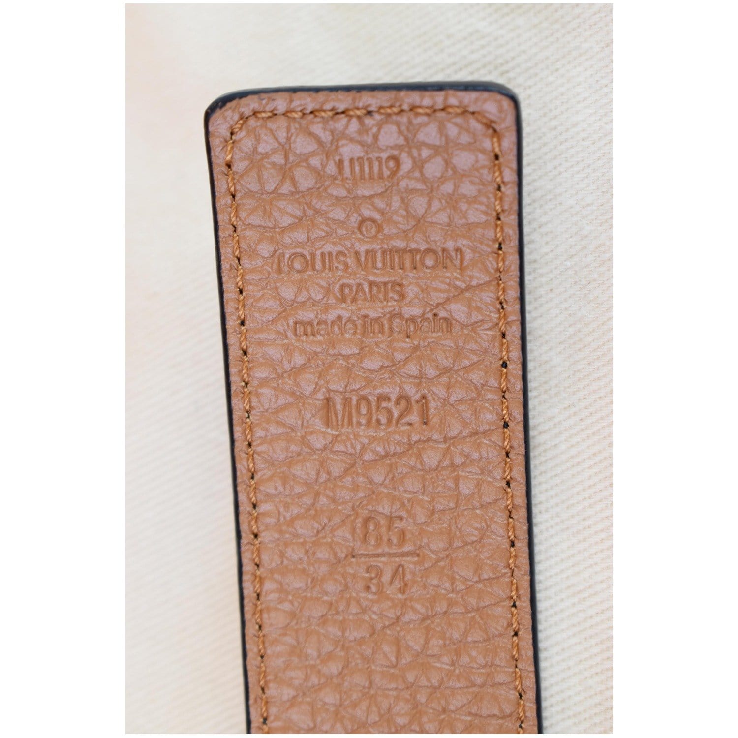 Louis Vuitton Belt LV Initiales Reversible 1.5 Width Monogram Noir Black/Brown