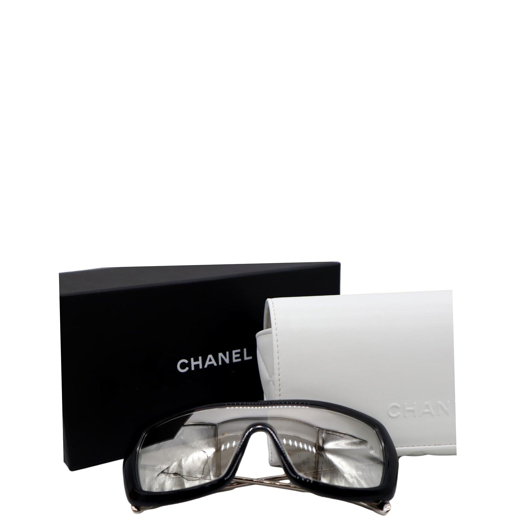 Chanel Shield Acetate Sunglasses