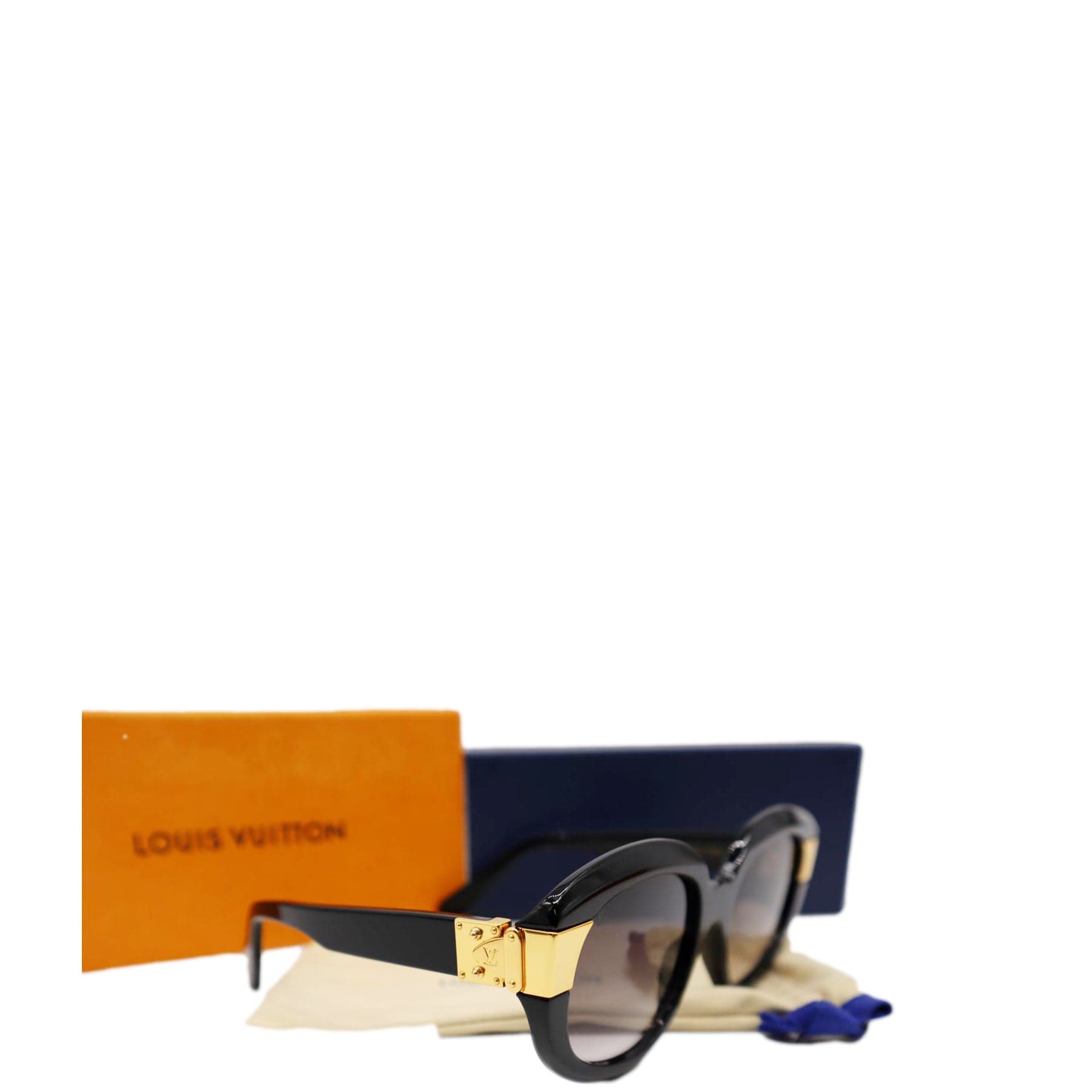 Louis Vuitton, Accessories, My Fair Lady Louis Vuitton Black Gold  Sunglasses
