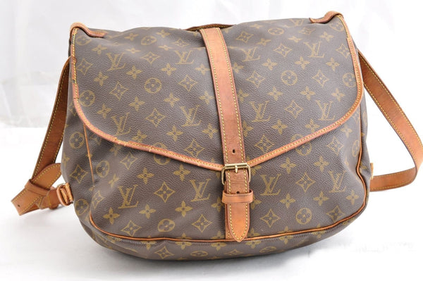 Louis Vuitton Monogram Saumur 35 Shoulder Bag M42254 Lv