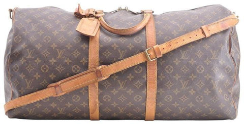 Louis Vuitton Monogram Keepall Bandouliere 60 Boston Bag