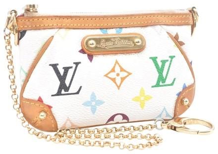 Louis Vuitton Milla PM Multicolor Pochette White Pouch