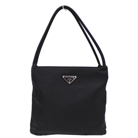 PRADA Tessuto City Nylon Shoulder Bag Black