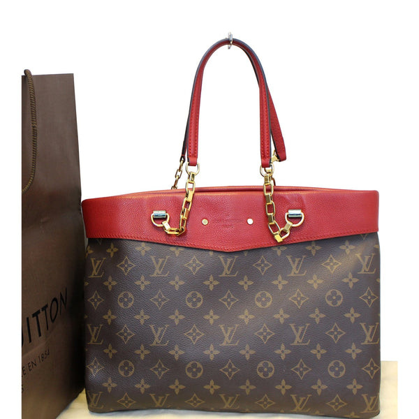 Louis Vuitton Pallas Chain Shopper Front View Bag