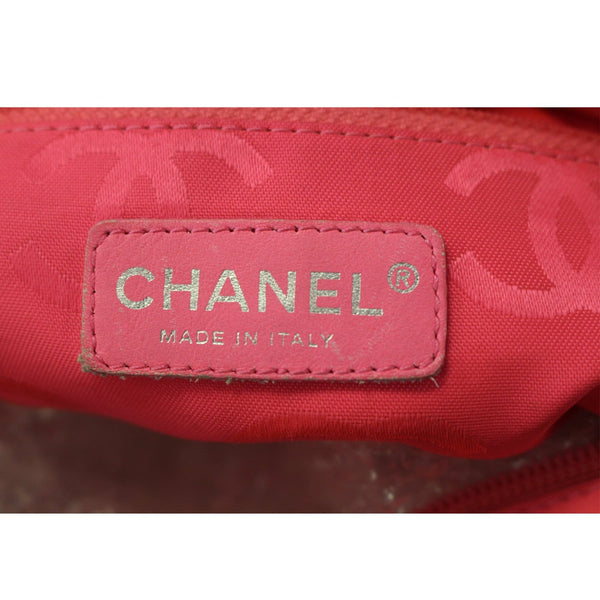 Chanel Tote Bag Cambon Small Quilted Leather logo