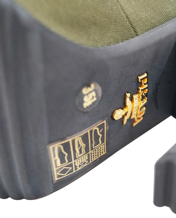 Prada Pumps Heels Mary Jane Militare Gabardine - Prada Logo