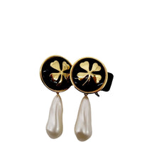 Chanel  Four Leaf Tear Drop Earrings - Sold