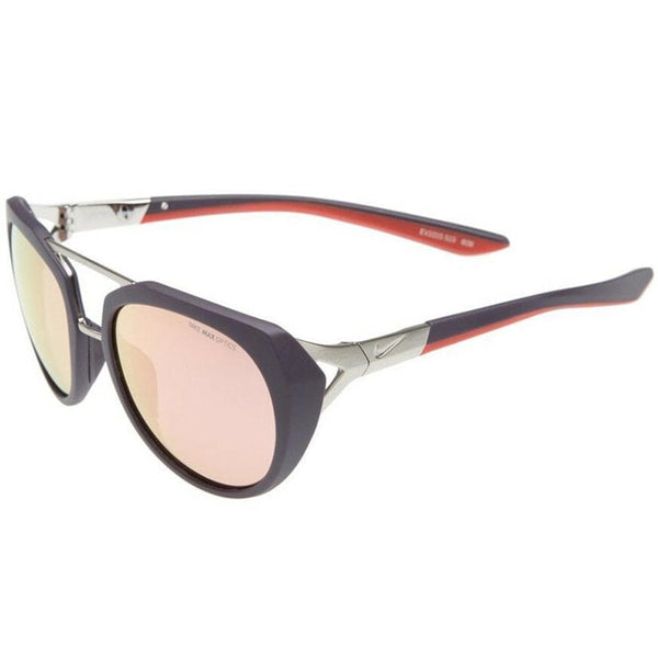 NIKE Flex Motion EV1015 515 54 Unisex Sunglasses Light Brown Rose Gold Lens