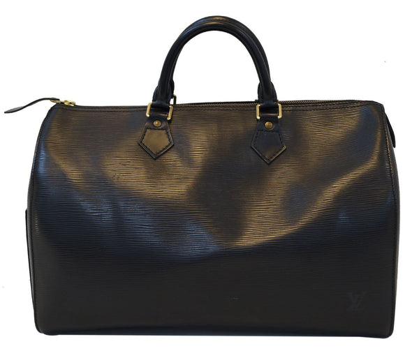 LOUIS VUITTON Epi Leather Black Speedy 35 Handbag